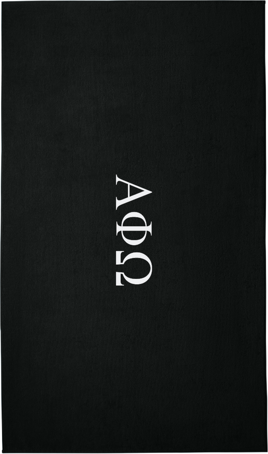 Alpha Phi Omega Lettered Beach Towels