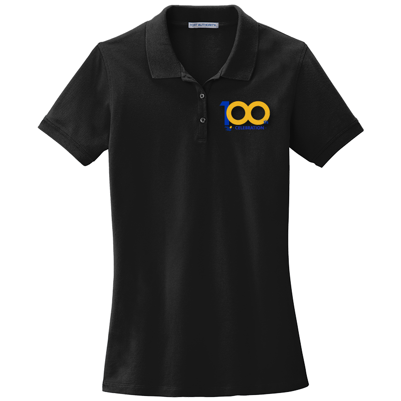 Alpha Phi Omega Centennial 100th Celebration Ladies' Embroidered Polo Shirt