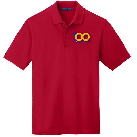 Alpha Phi Omega Centennial 100th Celebration Men's Embroidered Polo Shirt