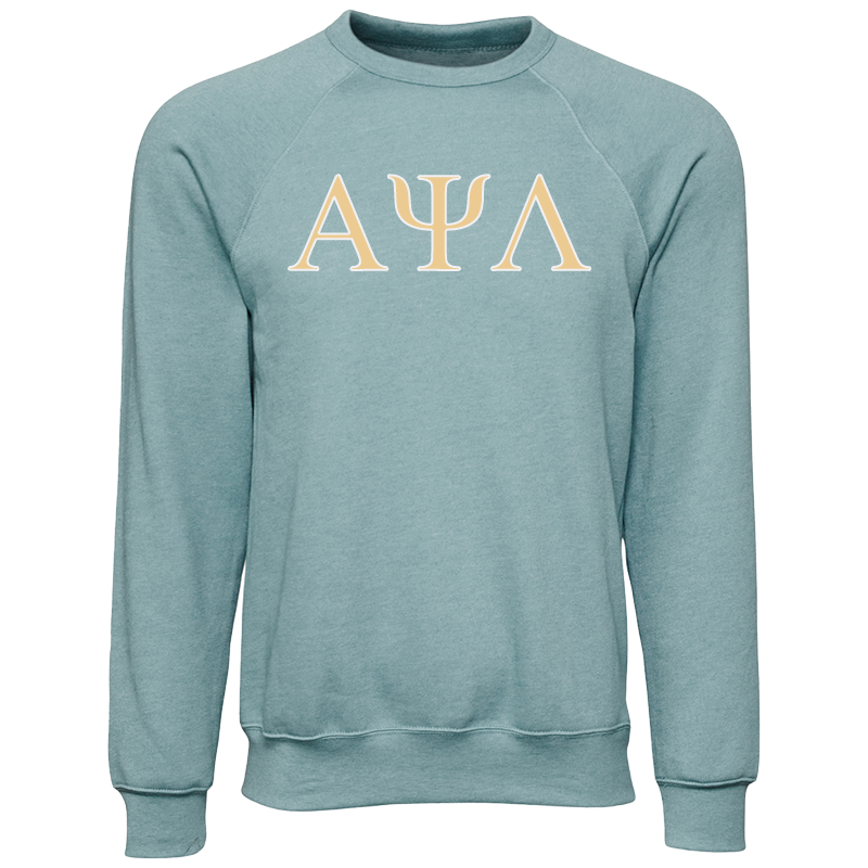 Alpha Psi Lambda Lettered Crewneck Sweatshirts