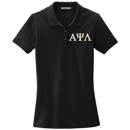 Alpha Psi Lambda Ladies' Embroidered Polo Shirt