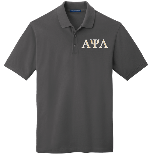 Alpha Psi Lambda Men's Embroidered Polo Shirt