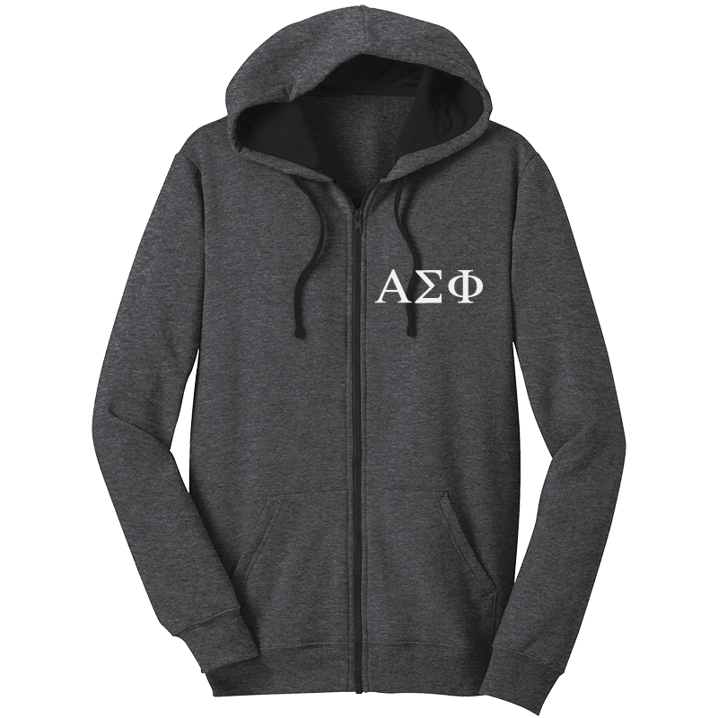 Alpha Sigma Phi Zip-Up Hooded Sweatshirts