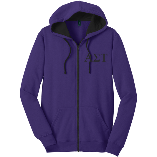 Alpha Sigma Tau Zip-Up Hooded Sweatshirts