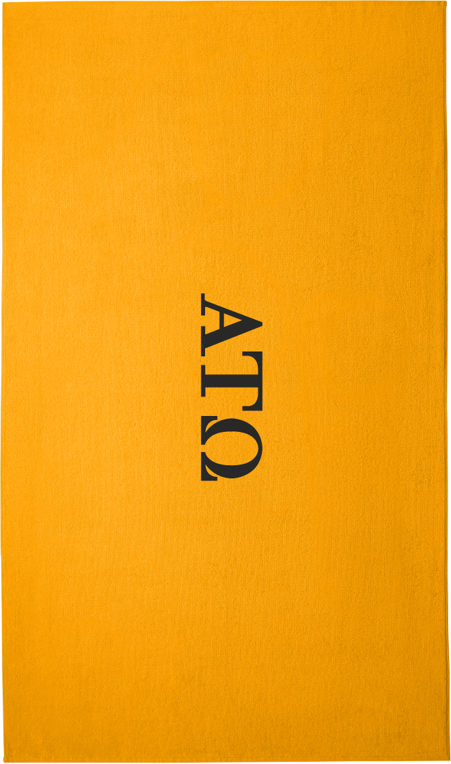 Alpha Tau Omega Lettered Beach Towels