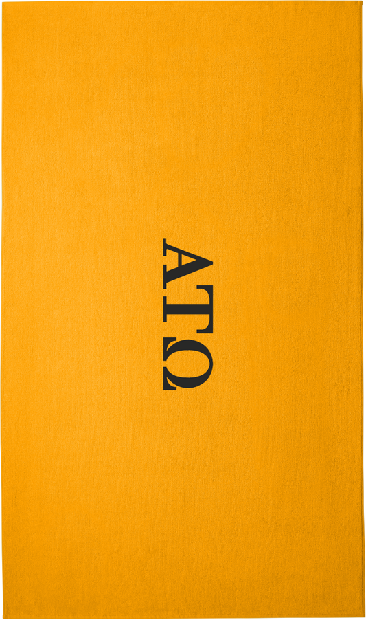Alpha Tau Omega Lettered Beach Towels