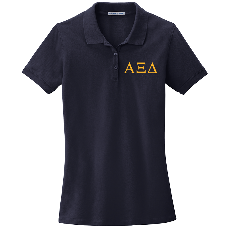 Alpha Xi Delta Ladies' Embroidered Polo Shirt