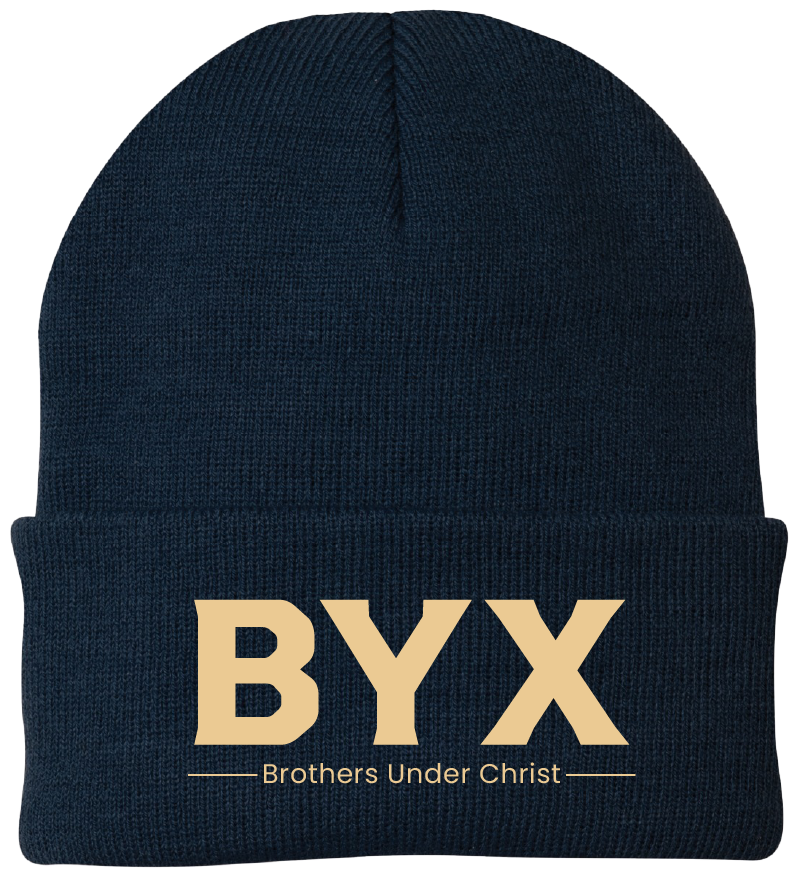 Beta Upsilon Chi Lettered Beanies