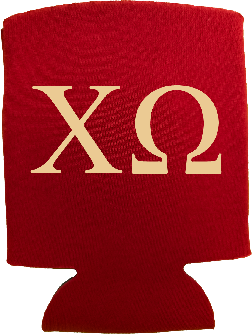Chi Omega Can Coozies