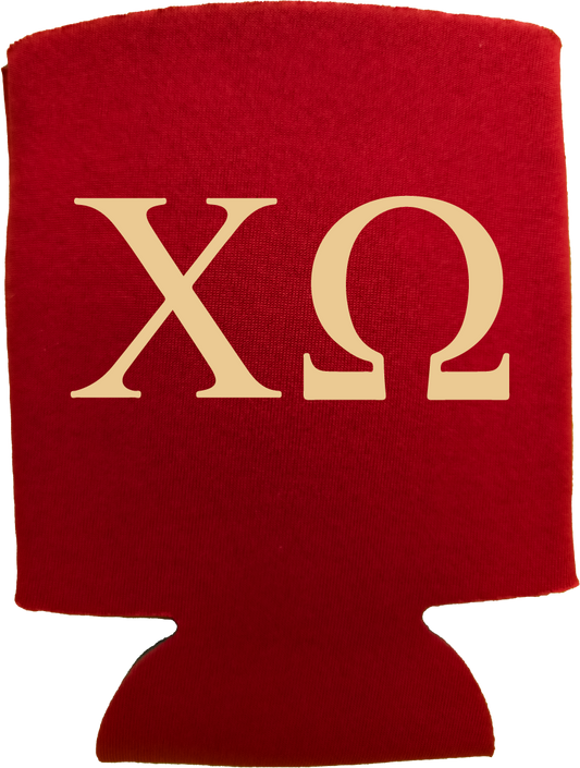 Chi Omega Can Coozies