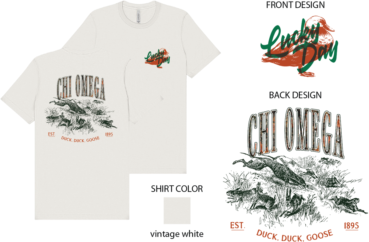 Chi Omega Open Season Graphic Tee