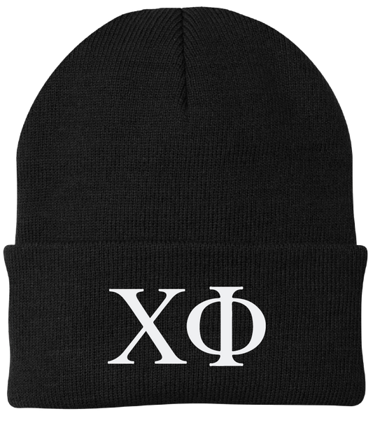 Chi Phi Lettered Beanies