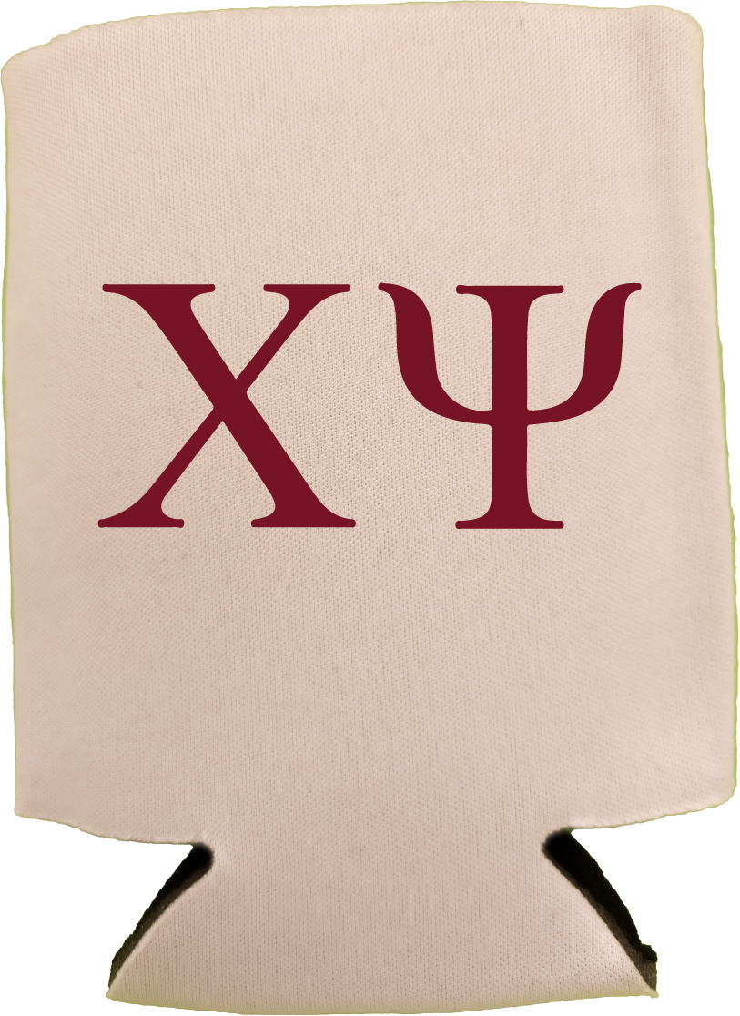 Chi Psi Can Coozies