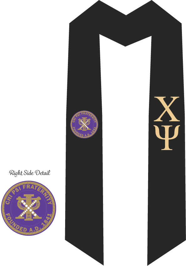 Chi Psi Graduation Stoles