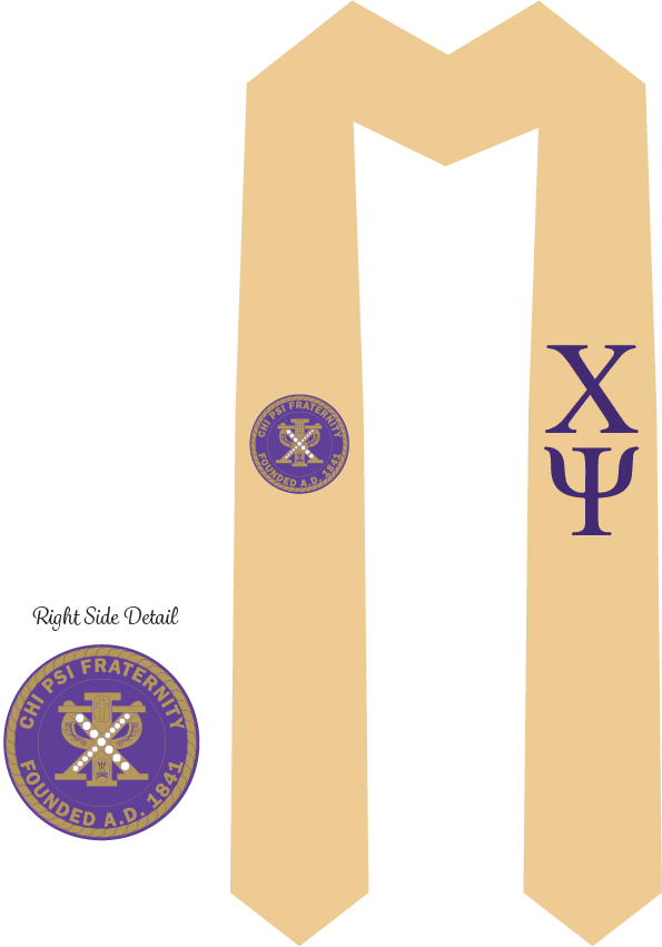 Chi Psi Graduation Stoles