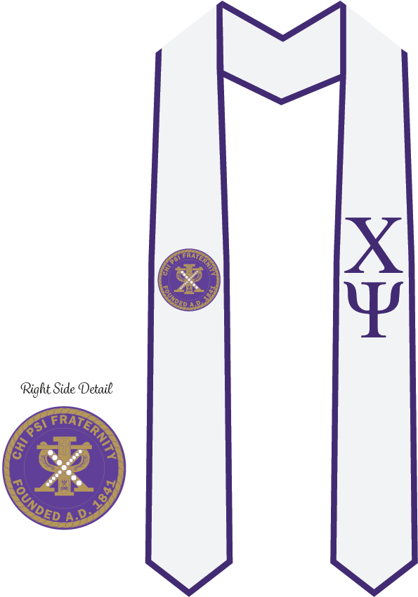 Chi Psi Graduation Stoles