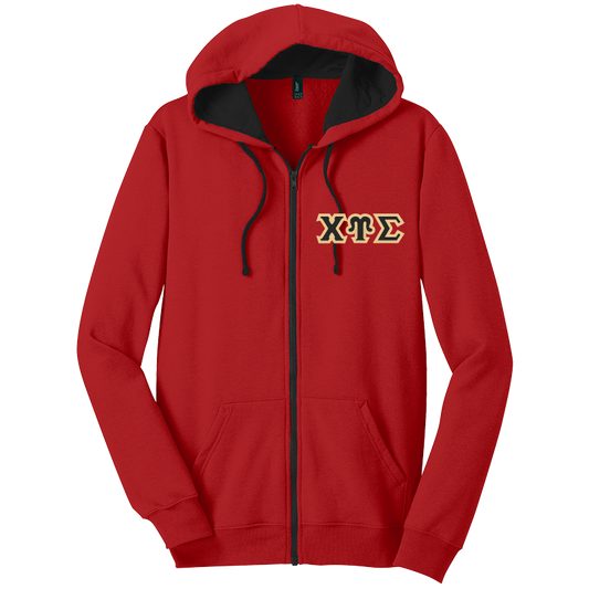 Chi Upsilon Sigma Zip-Up Hooded Sweatshirts