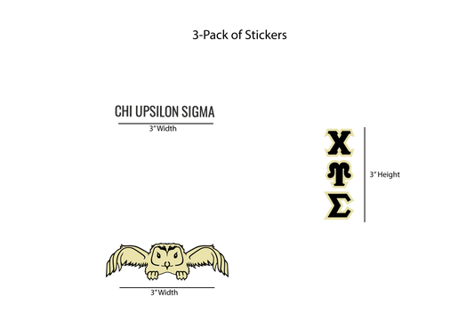 Chi Upsilon Sigma Stickers