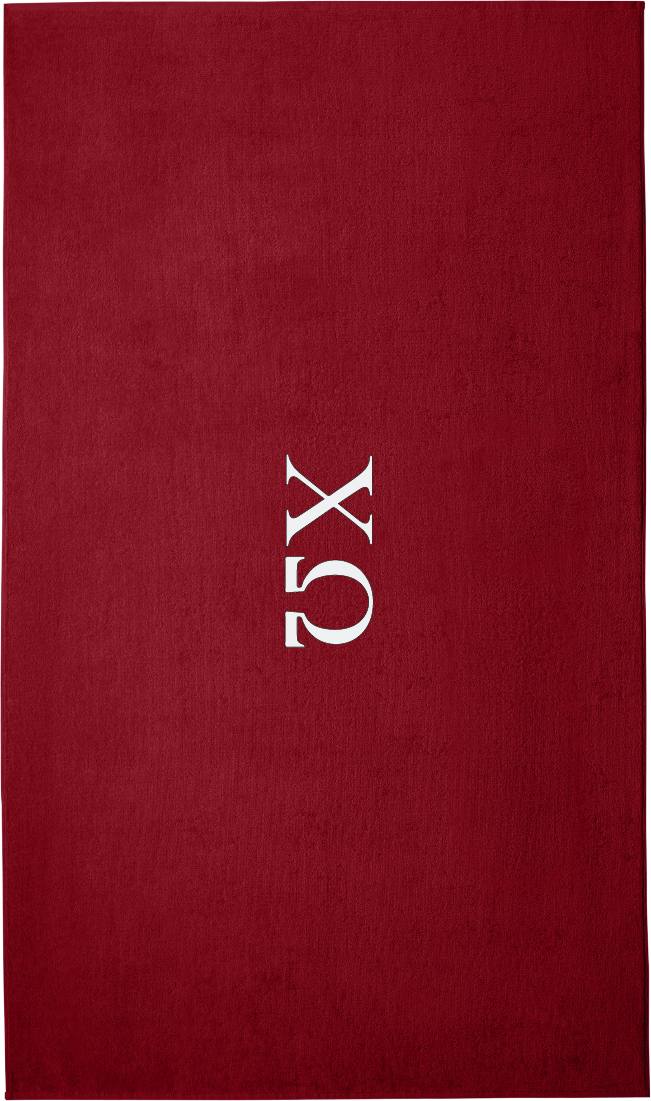 Chi Omega Lettered Beach Towels