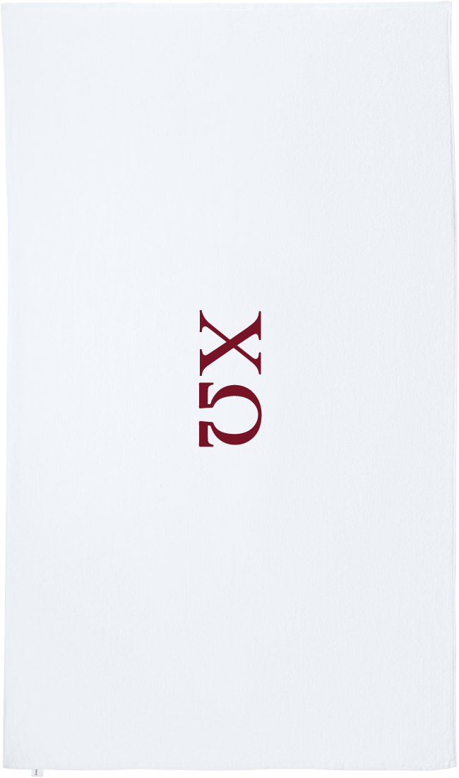 Chi Omega Lettered Beach Towels