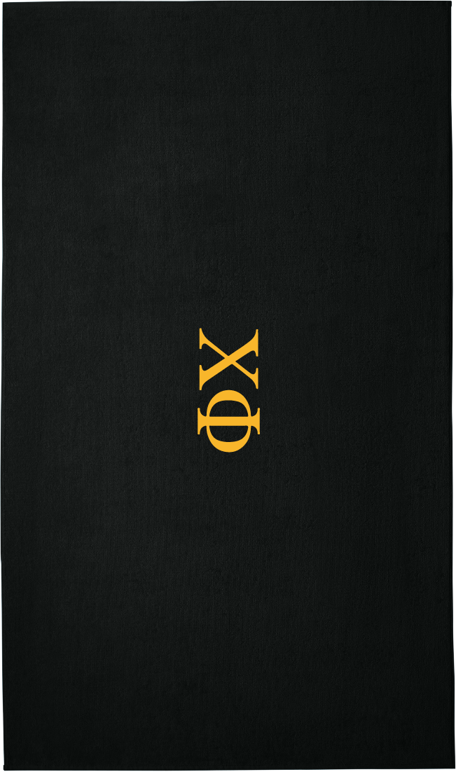 Chi Phi Lettered Beach Towels