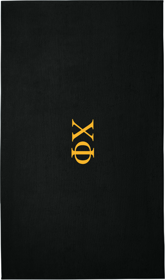 Chi Phi Lettered Beach Towels