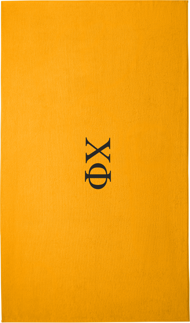 Chi Phi Lettered Beach Towels