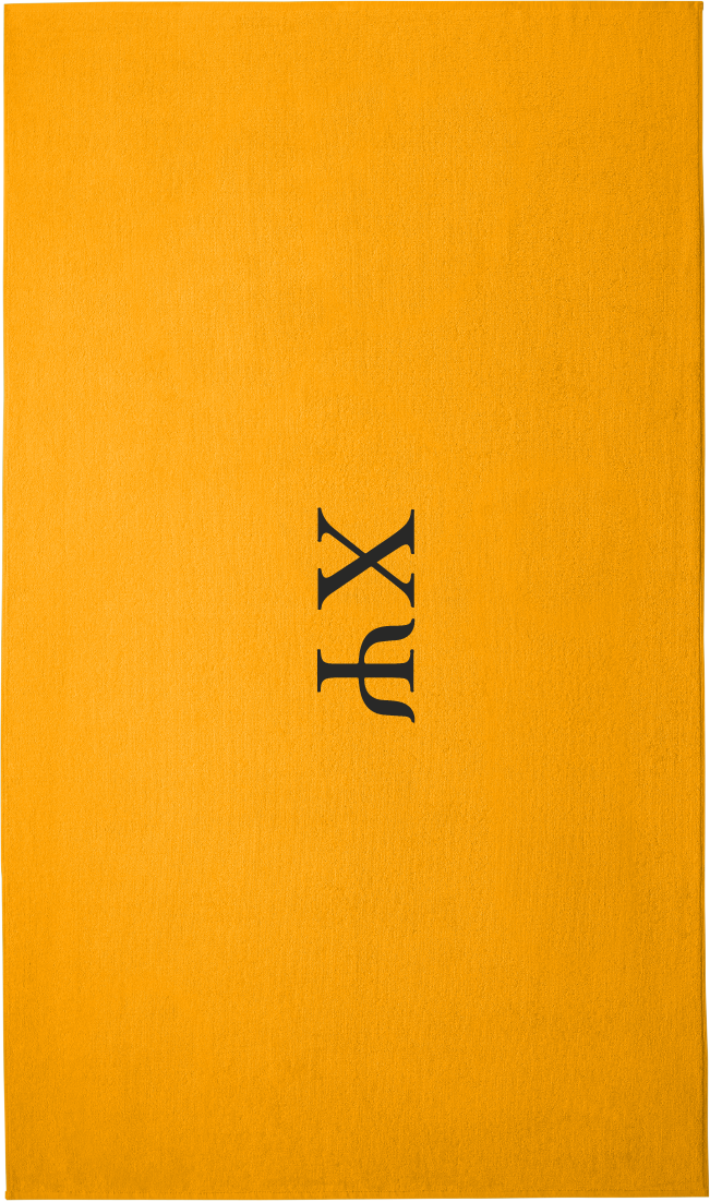 Chi Psi Lettered Beach Towels