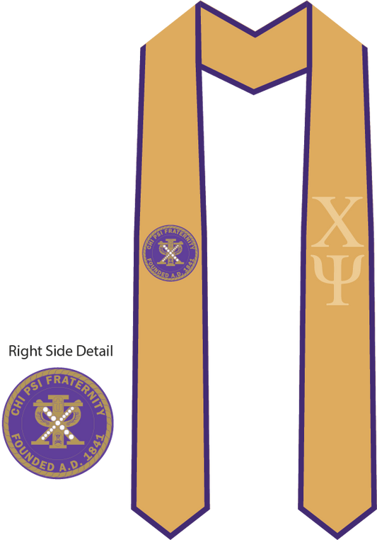 Chi Psi Graduation Stoles