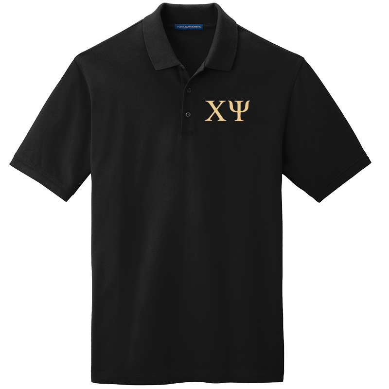 Chi Psi Men's Embroidered Polo Shirt