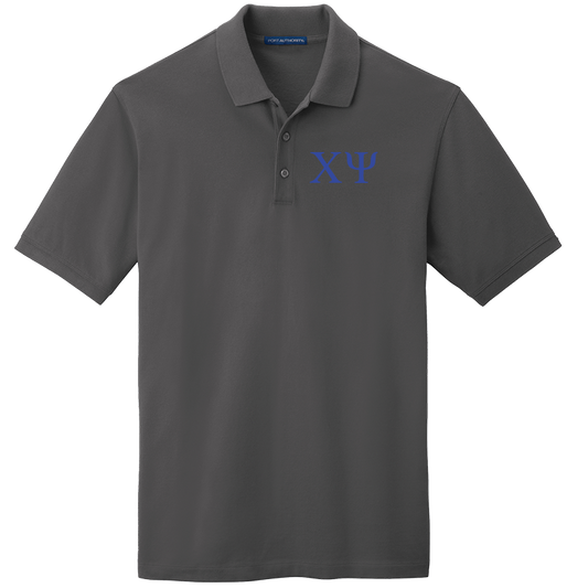 Chi Psi Men's Embroidered Polo Shirt