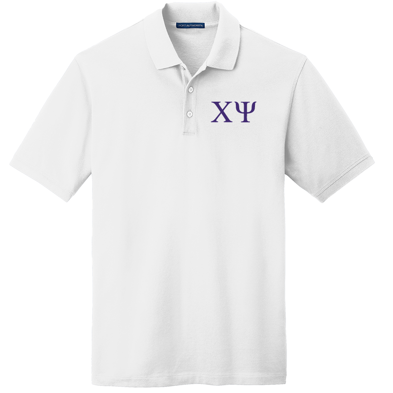 Chi Psi Men's Embroidered Polo Shirt