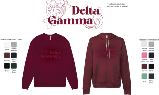 Delta Gamma Monochromatic Crewneck