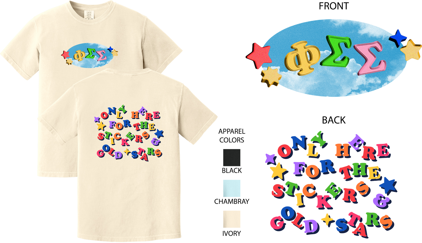 Phi Sigma Sigma Kidcore Graphic T-Shirt