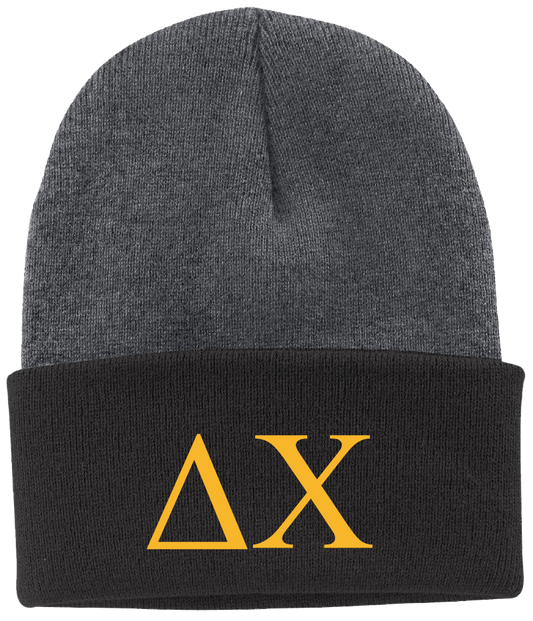 Delta Chi Lettered Beanies
