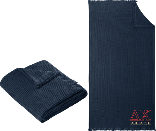 Delta Chi Letters and Name Blankets