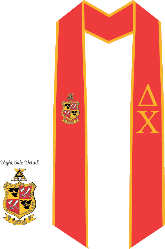 Delta Chi Graduation Stoles
