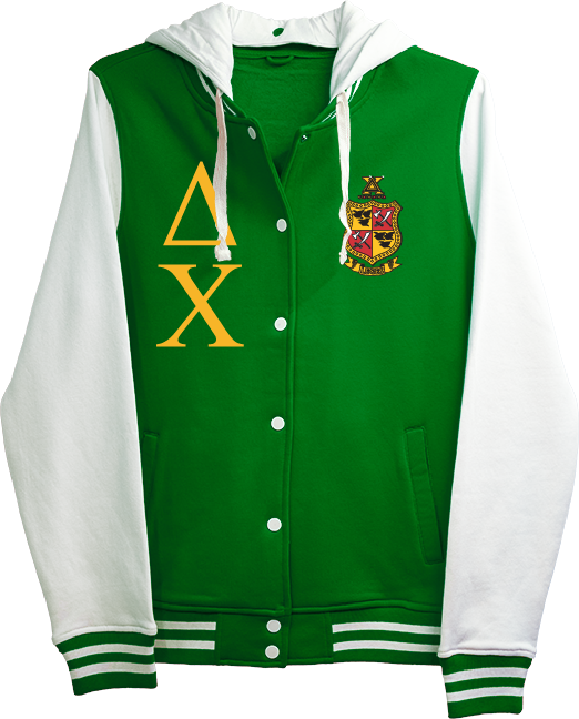 Delta Chi Varsity Hooded Sweatshirt