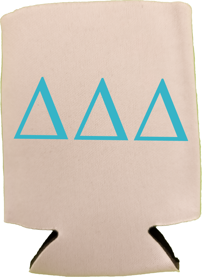 Delta Delta Delta Can Coozies