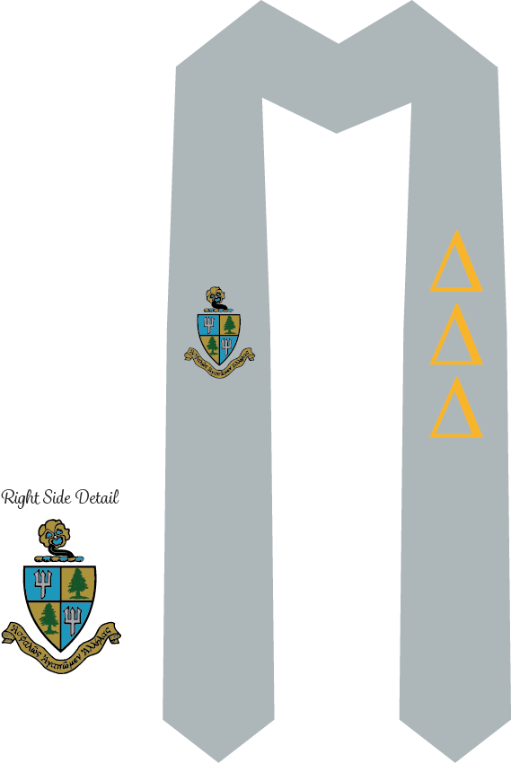 Delta Delta Delta Graduation Stoles