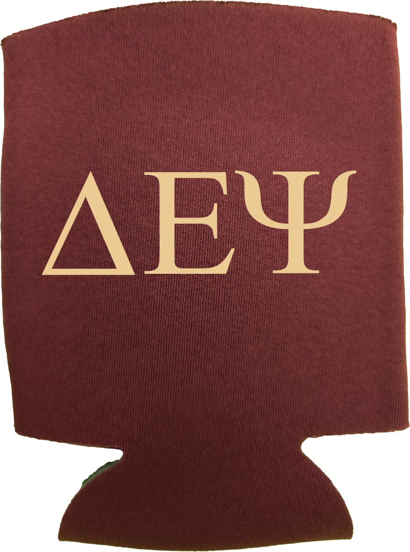 Delta Epsilon Psi Can Coozies