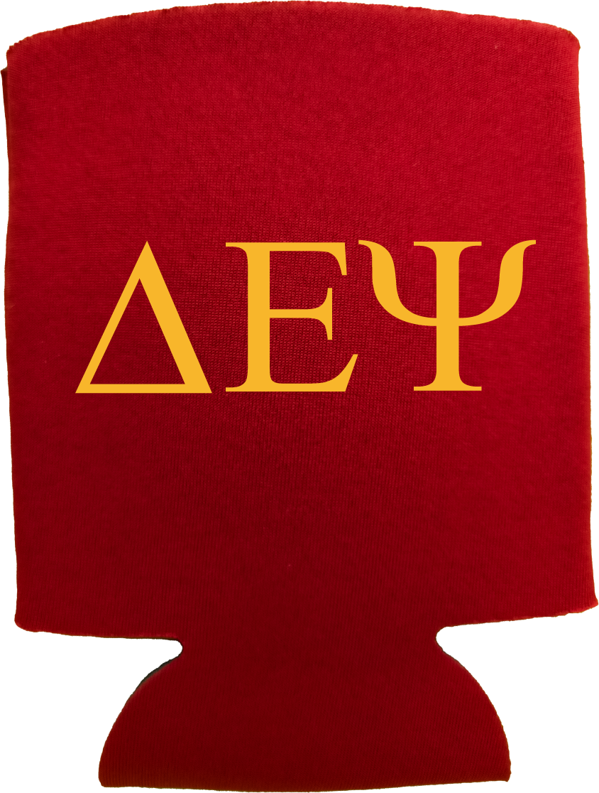 Delta Epsilon Psi Can Coozies