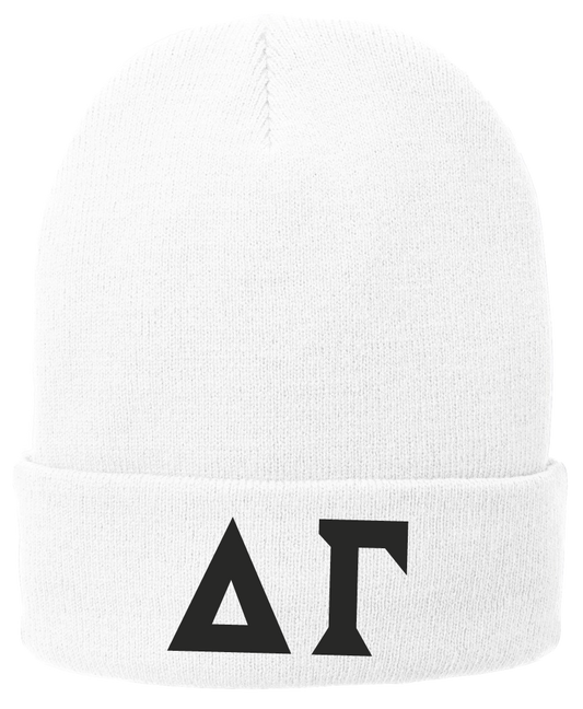 Delta Gamma Lettered Beanies
