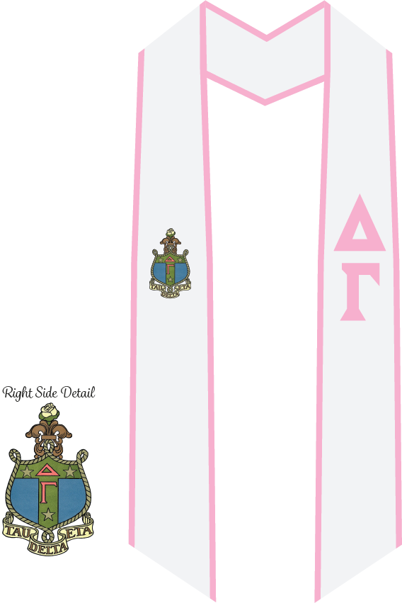 Delta Gamma Graduation Stoles