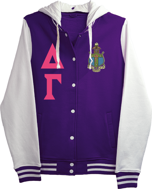 Delta Gamma Varsity Hooded Sweatshirt