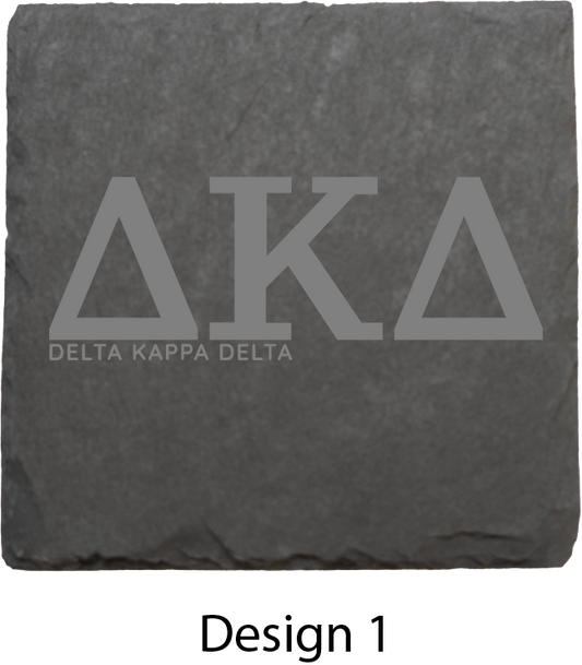 Delta Kappa Delta Stone Coasters - 4-Pack