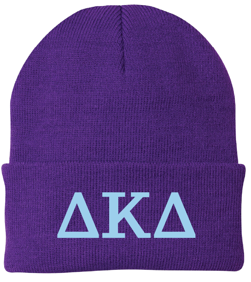 Delta Kappa Delta Lettered Beanies