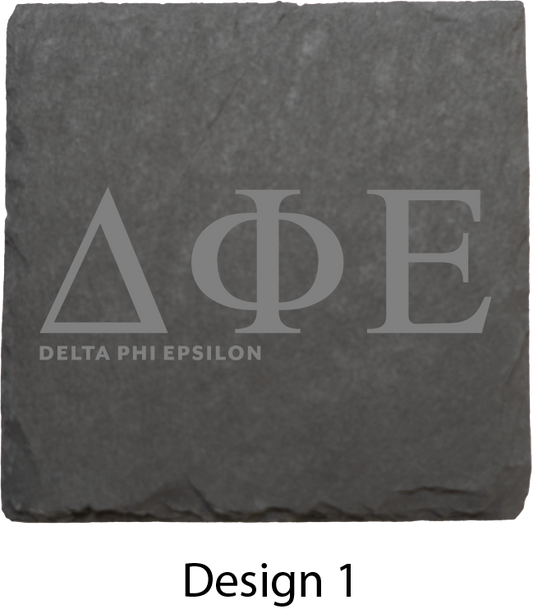 Delta Phi Epsilon Stone Coasters - 4-Pack