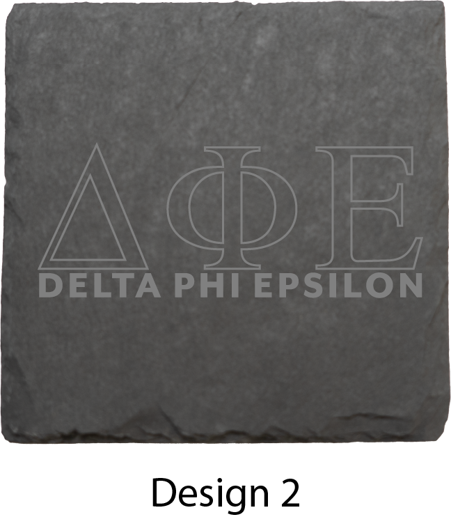 Delta Phi Epsilon Stone Coasters - 4-Pack