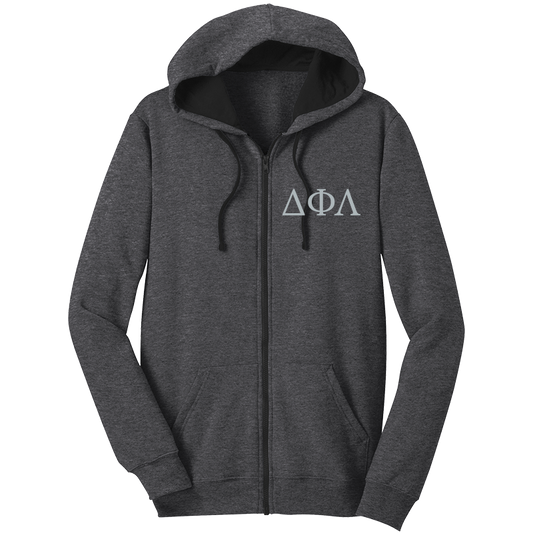 Delta Phi Lambda Zip-Up Hooded Sweatshirts